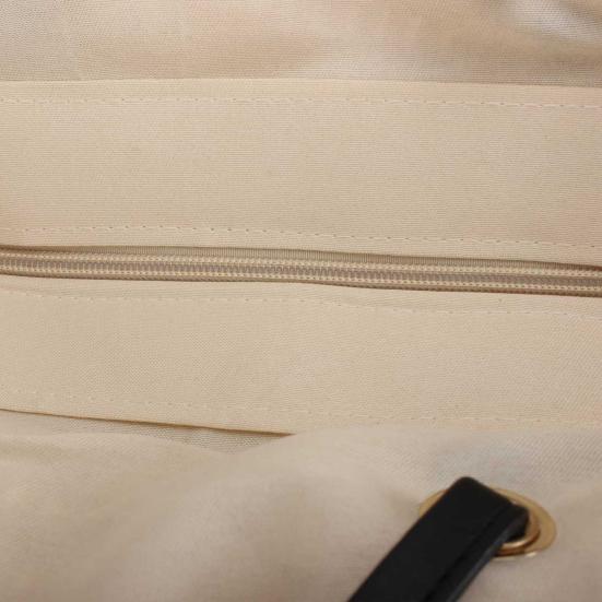 Straw Woven Shoulder Bag with Multiple Pockets Zipper Closure Handmade Braided Vacation Leisure Handbag