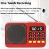 Mini Portable DSP Radio LED Display Radios Receiver Rechargeable Bluetooth Speaker Music Box Support Recording TF USB Sleep Time