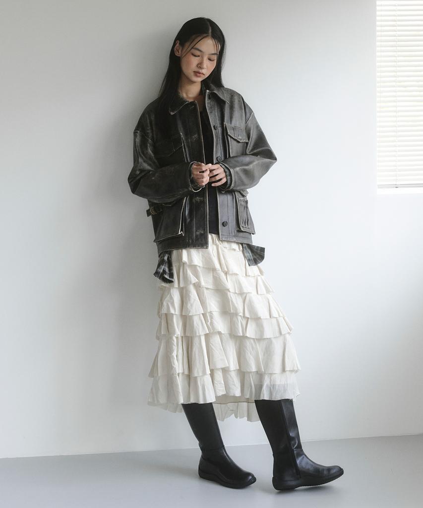 Khiho Clean Mold Long Boots Black