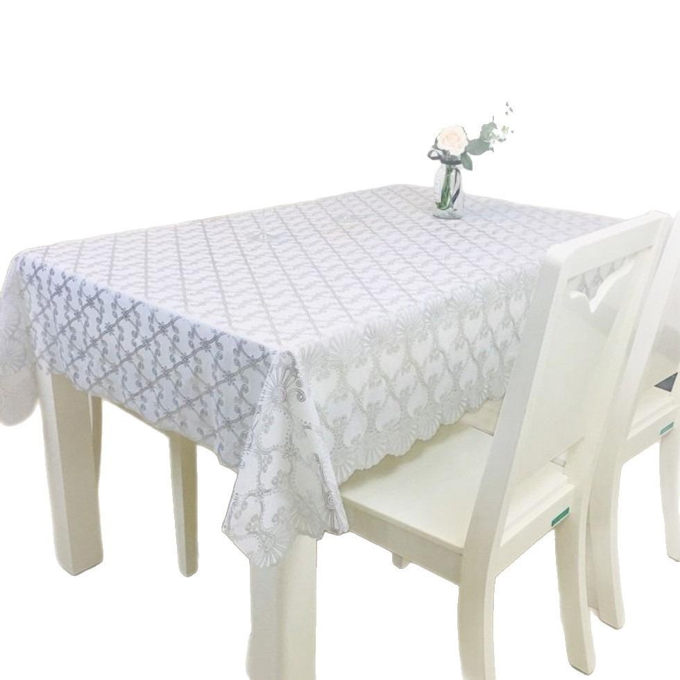 Waterproof, Oil-Proof And Anti-Scalding Coffee Table Tablecloth Leave-In Rectangular Dining Table Cloth Household Living Room Light Luxury
