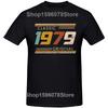 Made in 1979 Limited Edition 45th Birthday Cassette Tape T Shirts Summer Graphic  Streetwear Short Sleeve T-shirt Men