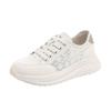 Red Dragonfly Women's Summer Casual Breathable Mesh White Sports Shoes with Soft Thick Sole - Hot Seller for Travel
