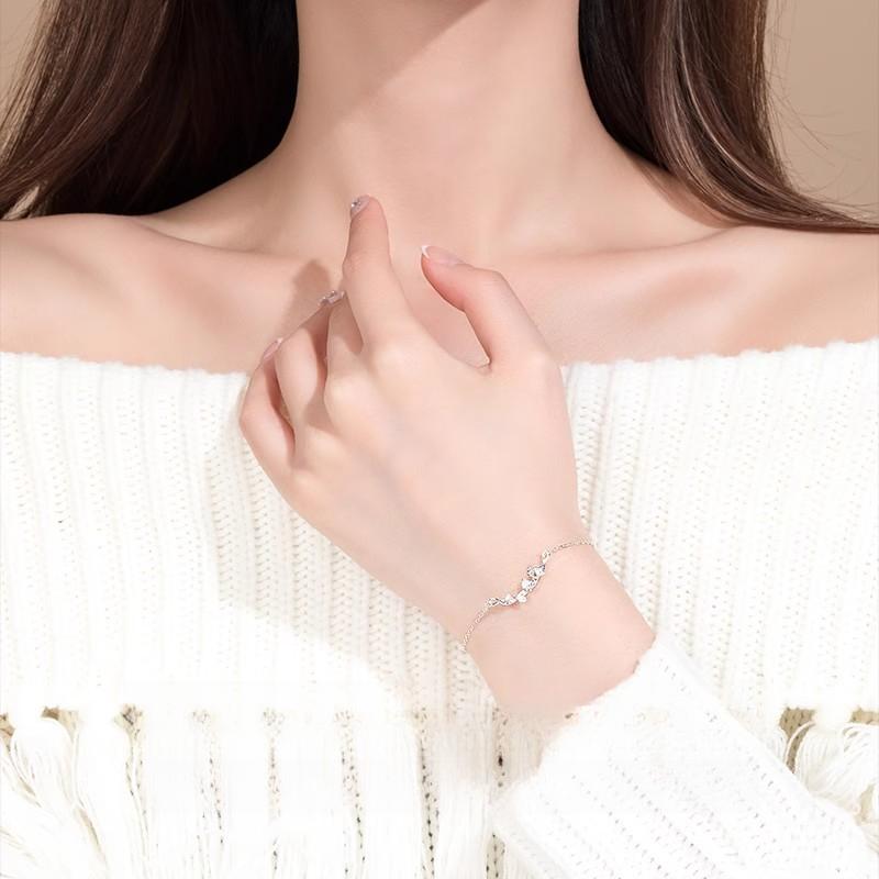 Apricot Leaf Bracelet Women's Light Luxury Niche Design Exquisite New Birthday Gift for Girlfriend