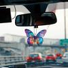 Butterfly Car Pendant | Photography Creative Colorful Acrylic Butterfly Car Accessories - Car Mirror