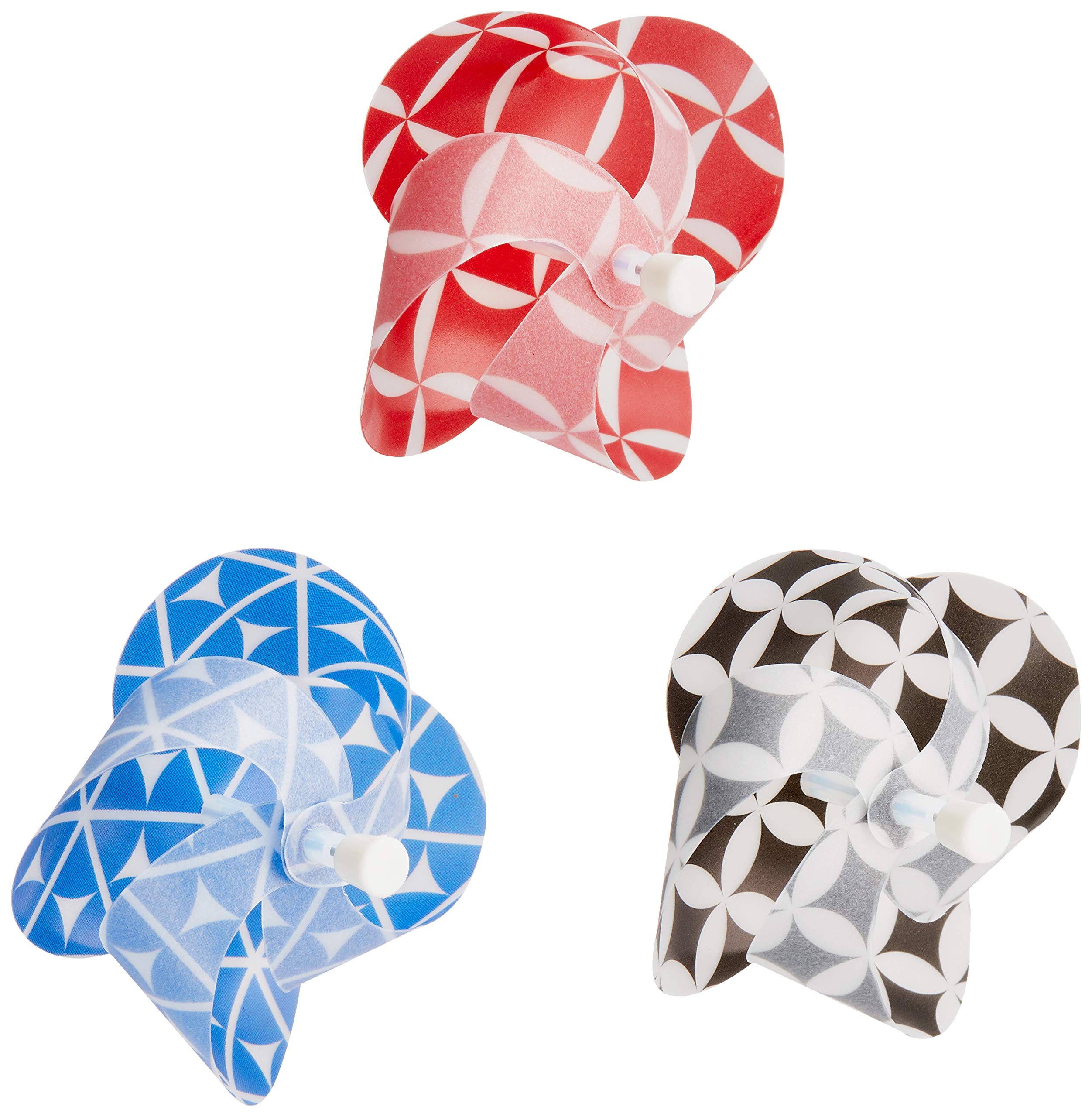 

ч концепция (ч концепция) Дизайнерский аксессуар, японское стекло 1-й огранки (Пакет из 3), Ш3 x Г2,4 x В3, Казегурума, Японский стиль, DA-1180-W1, Магнит-ветряная мельница