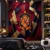 Wall Hanging Tapestry Spain Football Print Cloth for Living Room Bedroom Home Decor