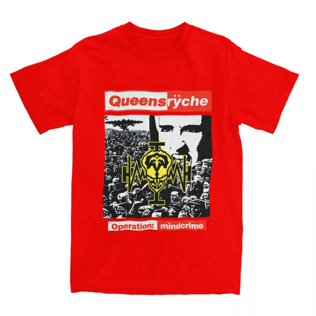 Queensryche Operation Mindcrime für Männer Frauen T-Shirts Merch Einzigartiges T-Shirt T-Shirt 100% Baumwolle Einzigartige Kleidung