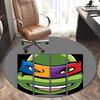 Teenage Mutant Ninja Turtles Chair Mat Round Carpet - Home Decor, Sofa Rug