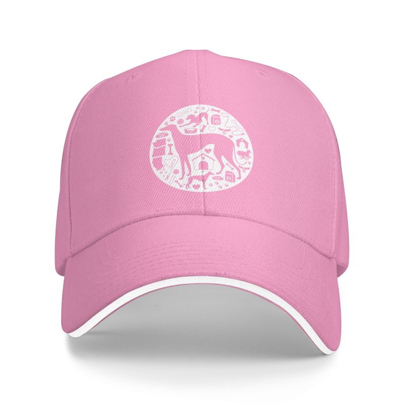 Custom Greyhound Baseball Cap Hip Hop Men Women's Adjustable Dog Lover Dad Hat Autumn