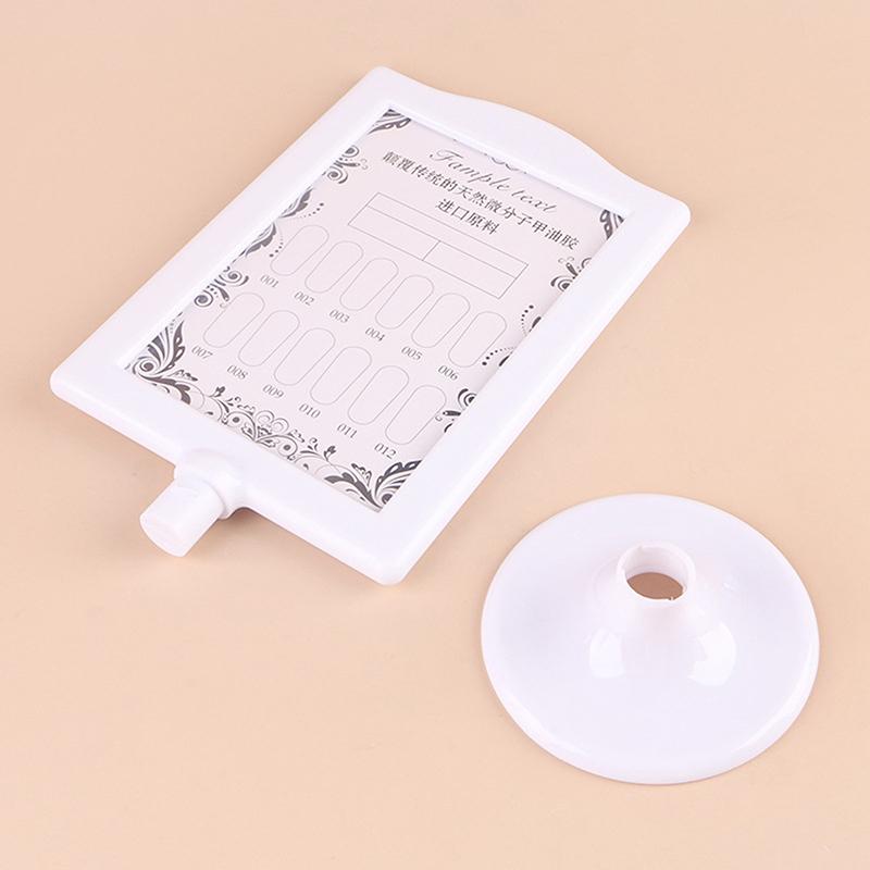 Nail Art Double-Sided Display Stand Nail Art Artwork Display Frame Nail Display Board False Nail Display Rack Gel Polish Holder