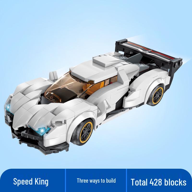 

Speed King Racing Car Model Building Blocks - Creative 3-in-1 Set for Boys 42102
