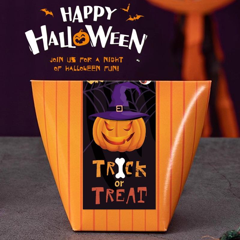 Happy Halloween Stickers Label to Seal Goodie BagsCandy BoxesCookie BagsHalloween Decoration Wrapping Party Supplies Favors.