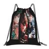 Custom My Hero Academias Drawstring Bag Men Women Portable Gym Sports Sackpack Shoto Todoroki Shopping Storage Backpacks