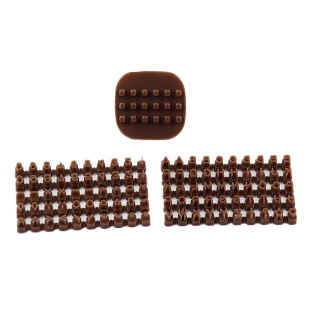 Plastic DIY Cookie Stamps Letter Number Shaped Biscuit Moulds Cookie Moulds DIY Biscuit Stamps Baking Tools for Biscuit