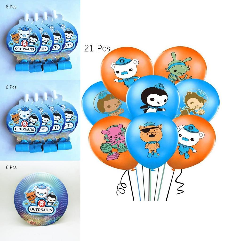 Colorful Octonauts Kids Birthday Party Supplies Set For A Joyful Celebration