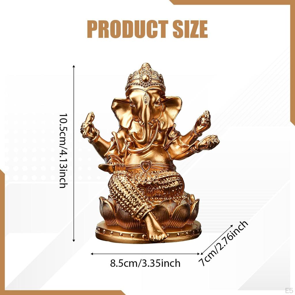 Lord Statue Figurine Art Decoration Buddha Sculpture Ornament for Tabletop Centerpiece Bookshelf