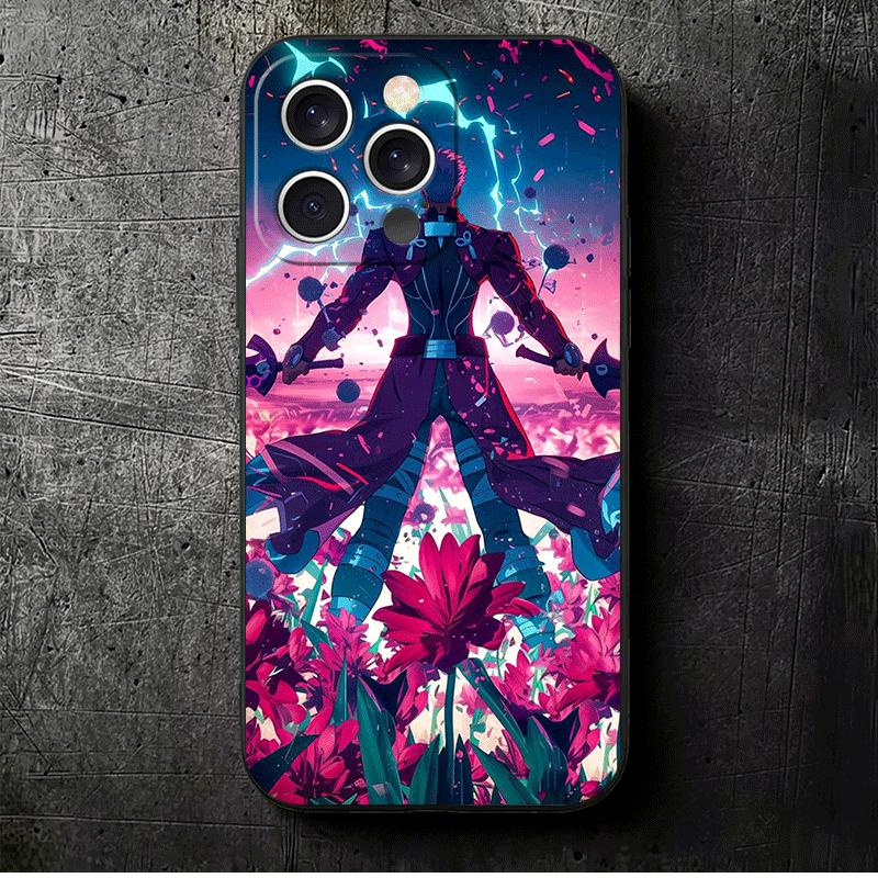 

Fate Zero Stay Night Archer Soft Phone Case for iPhone 16 16E 17 Air 15 Pro Max 14 Plus 13 Mini 11 12 7 Black Cover Back Shell iPhone 17 Pro