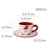 Christmas Embossed Ceramic Tableware Set Xmas Mug Coffee Pot Storage Jar Cute Santa Reindeer Design for Home Kitchen Holiday Decor Gift