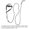 1Pcs Adjustable Parrot Training Harness Anti-Bite Flying Traction Rope Sturdy Strap for Outdoor Walking Flight