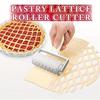 Plastic Pastry Pizza Lattice Roller Cutter Baking Tool Pull Net Wheel Knife for Dough Cookie Pie Kitchen Gadgets Baking Tools