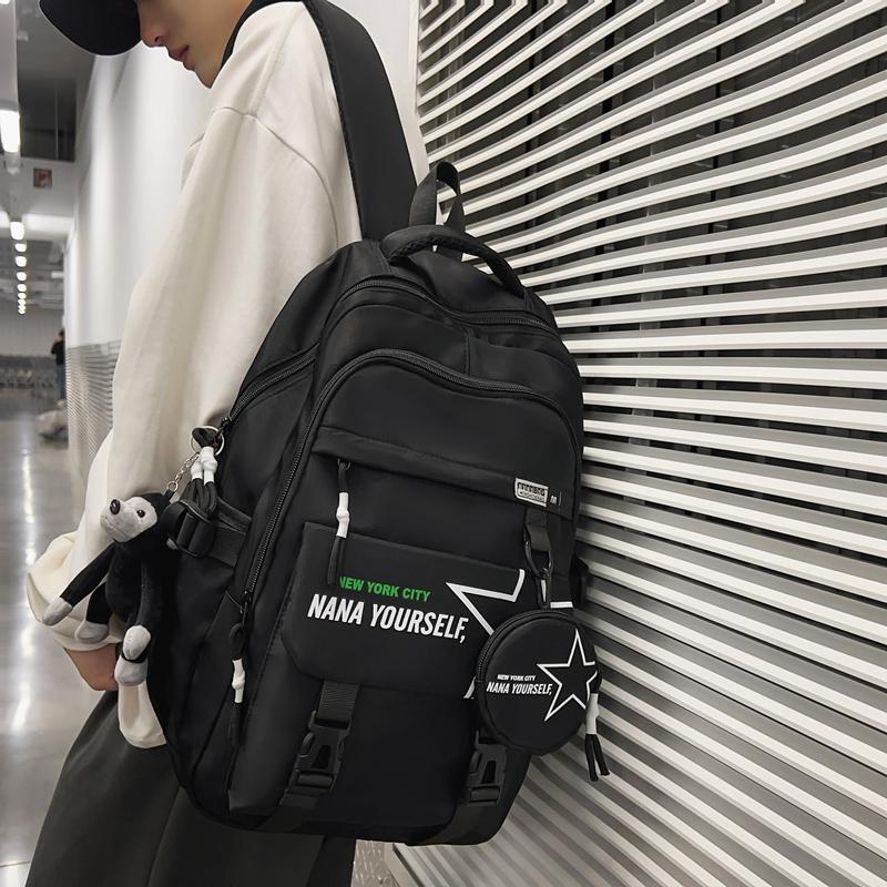 Pánský cestovní batoh Student Schoolbag Campus Style Batoh pro ženy