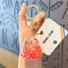 Nagaya Fortune Cat Candy Color Cat Keychain Luminous Cartoon Cat Model Keyring  Gifts