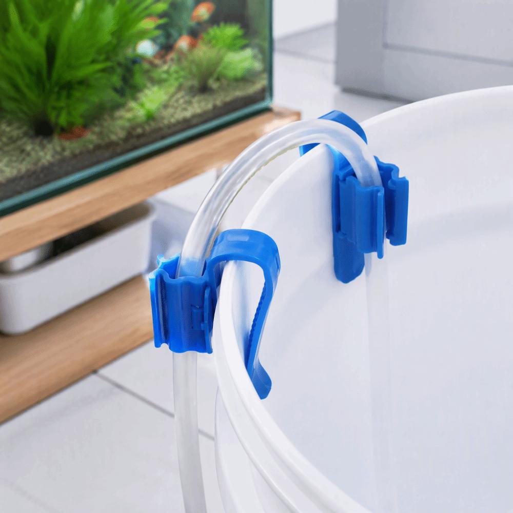 4 PCS Plastic Aquarium Tube Clamp Multifunction Fish Tank Water Pipe Mounting Clip Aquarium Pumps