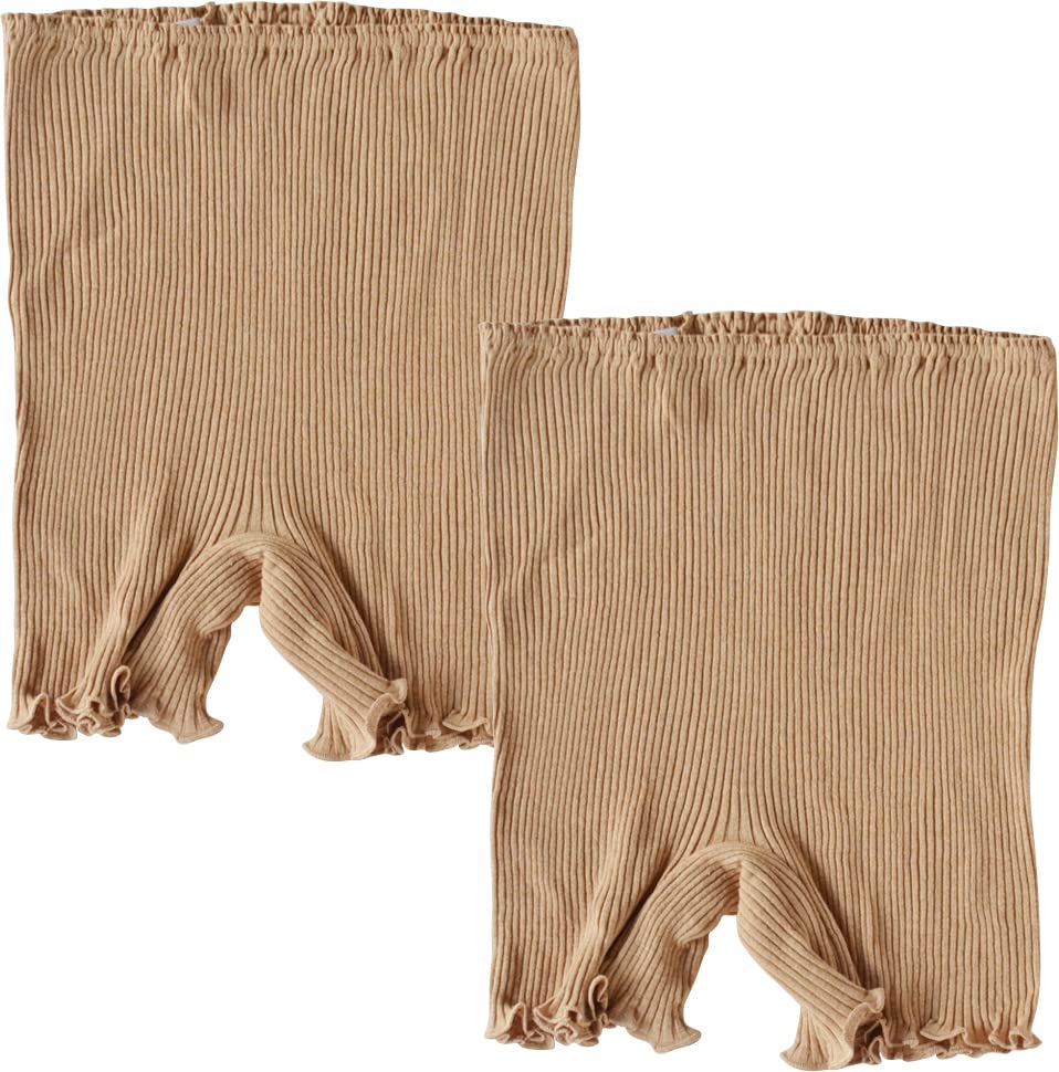 

Шорты Tenimuho из органического хлопка в рубчик, коричневые, 2 шт.,