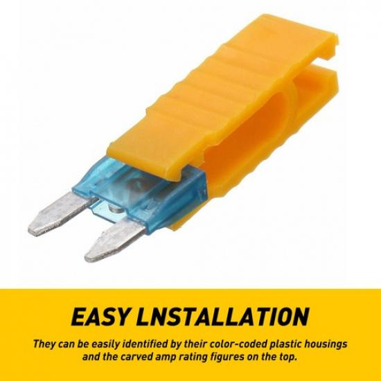 220Pcs Car Blade Fuse Assortment Assorted Kit Blade Auto Truck Automotive Parts