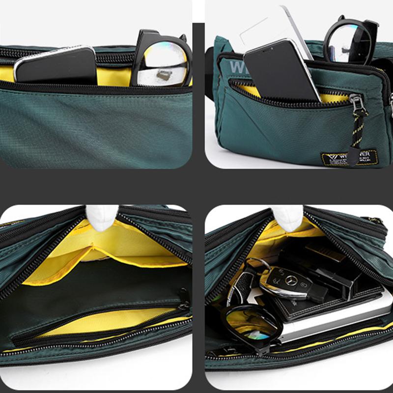 Männer Fanny Taille Pack Bum Hip Kreuz Körper Brust Tasche Militär Mehrzweck Reise Wasserdichte Nylon Männlichen Sling Gürtel Pack taschen