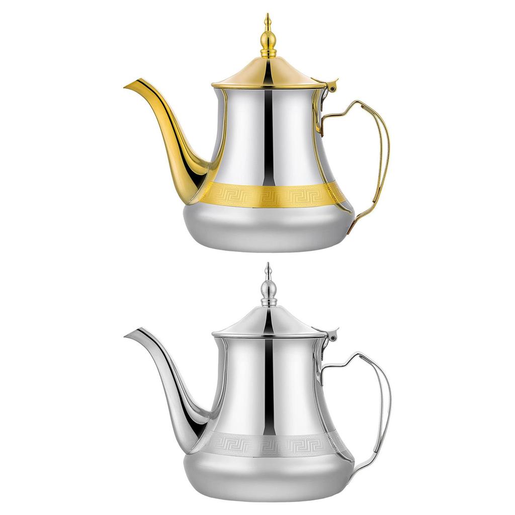 Stainless Steel Teapot Multifunctional Coffee Pot for Home Kitchen Office