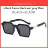 Fashion Square Sunglasses For Men With Uv400 Protection Stylish Outdoor Accessory