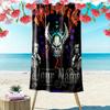 Name Custom Böhse Onkelz Poster Print Beach Towel, Large Soft Quick Dry Towel for Beach Camping Swimming