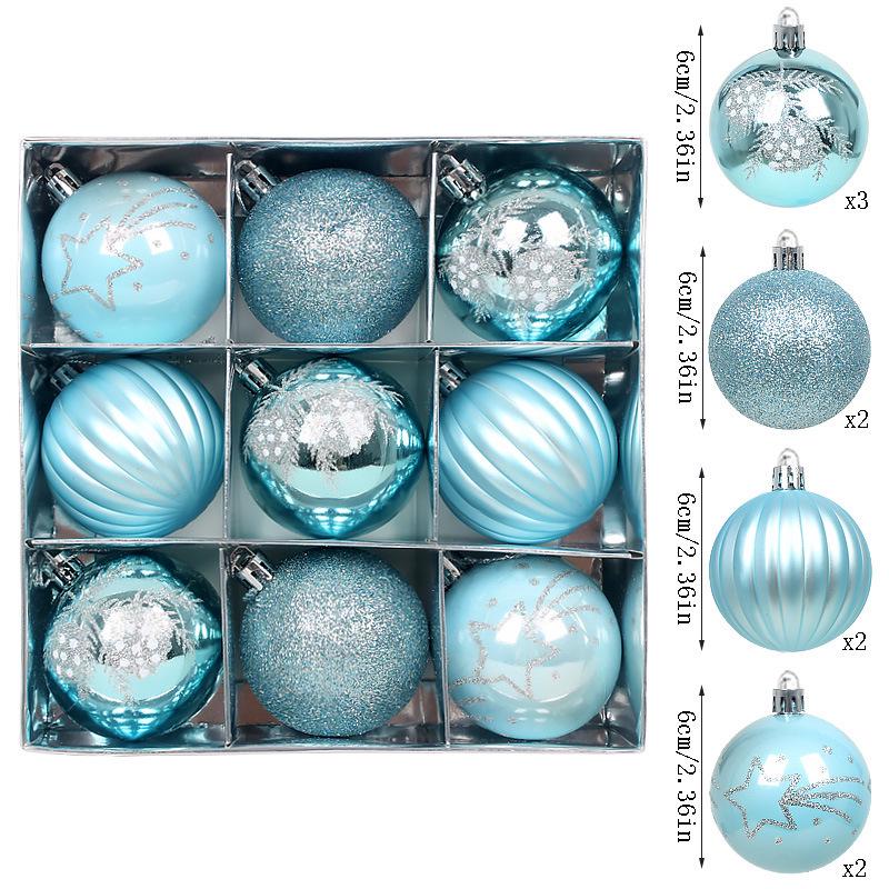 Xiyin Multicolor Christmas Tree & Window Hanging Ball Set