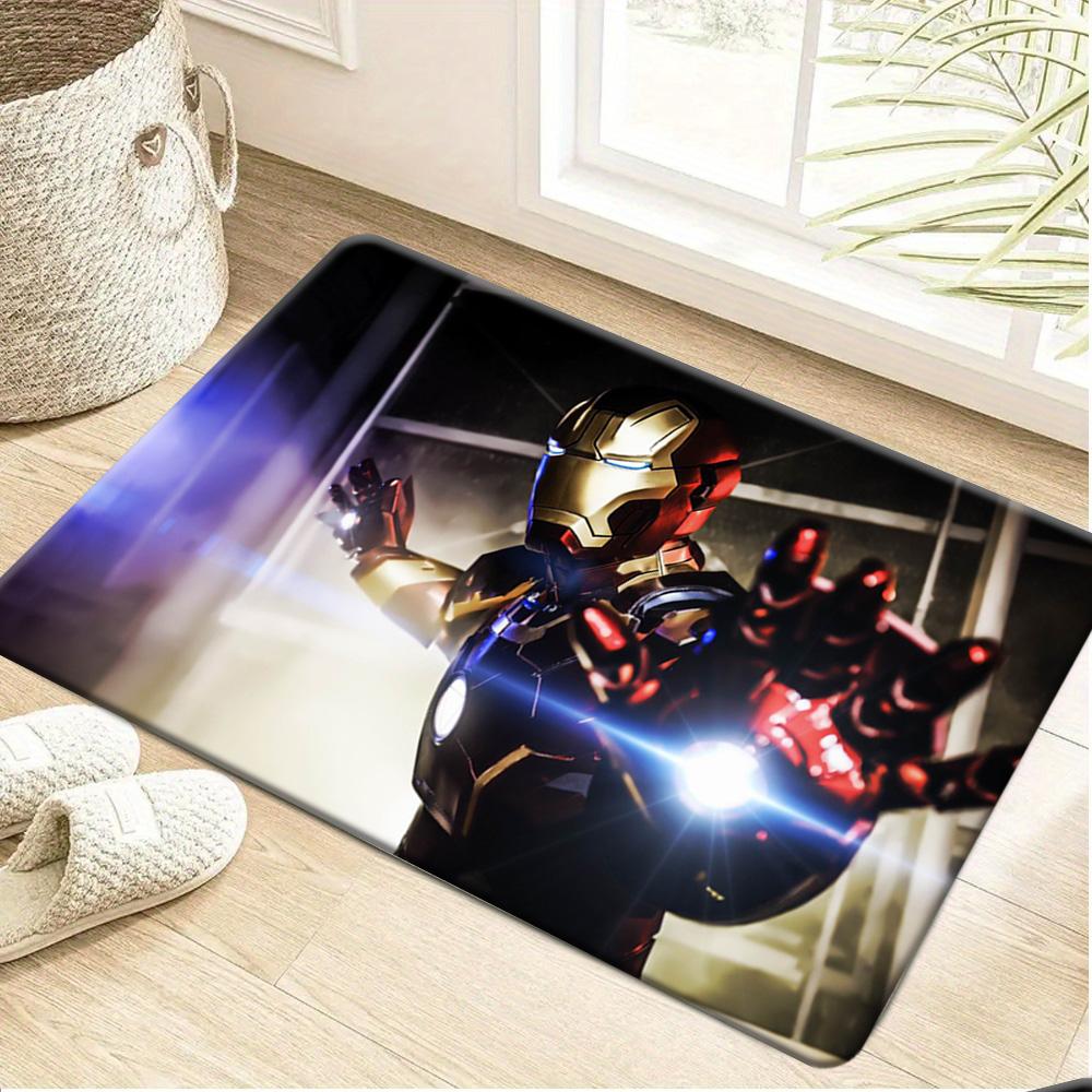 1pc Floor Mat, Superhero & Classic Movie Hero Themed Design, Multiple Sizes, Suitable for Living Room, Bathroom, Kitchen, Hote 40cm x 60cm