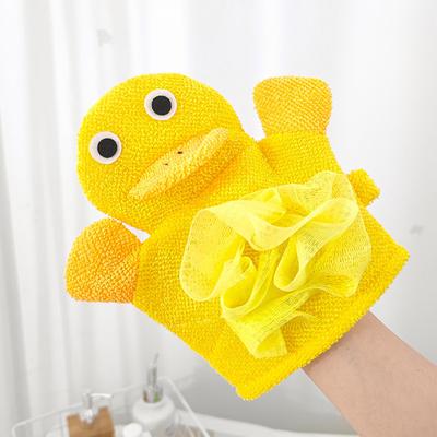 Cartoon Baby Bath Brushes Shower Wash Cloth Towels Soft Fabric Strong Water Absorption Cute Animals Style Kids Care Accessories
