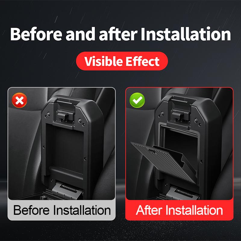 For 2024-2026 Toyota Tacoma Armrest Box Privacy Storage Tray Interior Decoration Upgrade and Modification Accessories