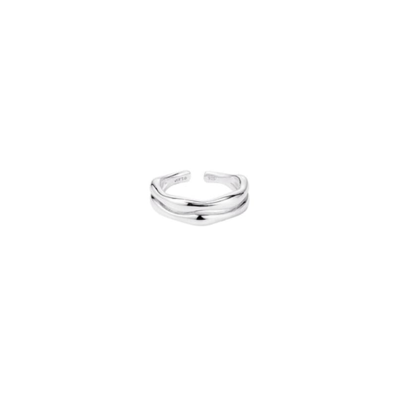 green [925 silver] Five.silver.220 / baby brin ring