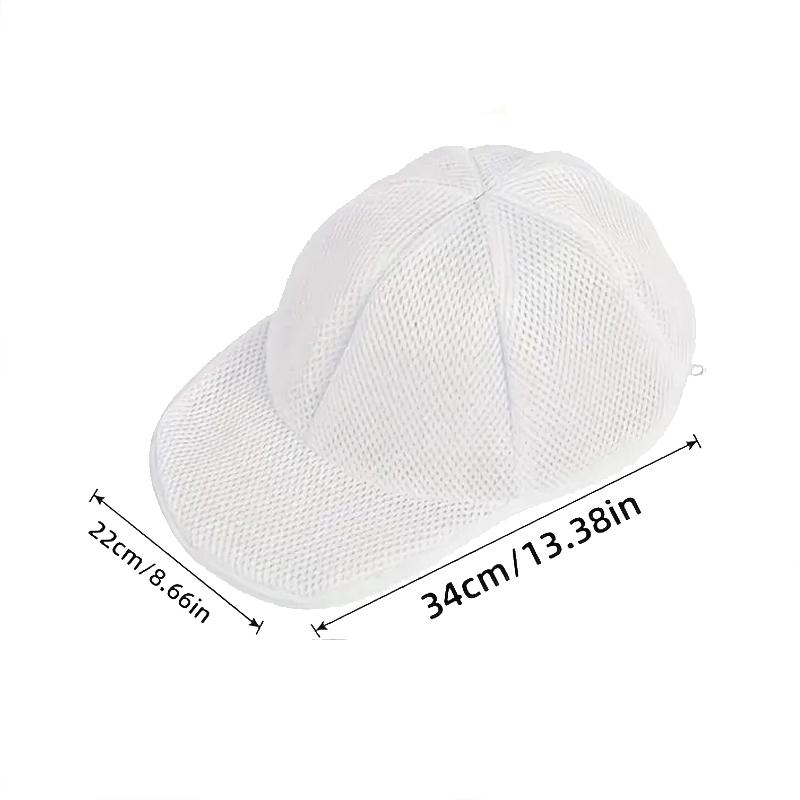Mesh Laundry Bags for Hats Reusable Washing Machine Protector Net Baseball Caps Adjustable Drawstring Bag Keep Shape Clean TMZ