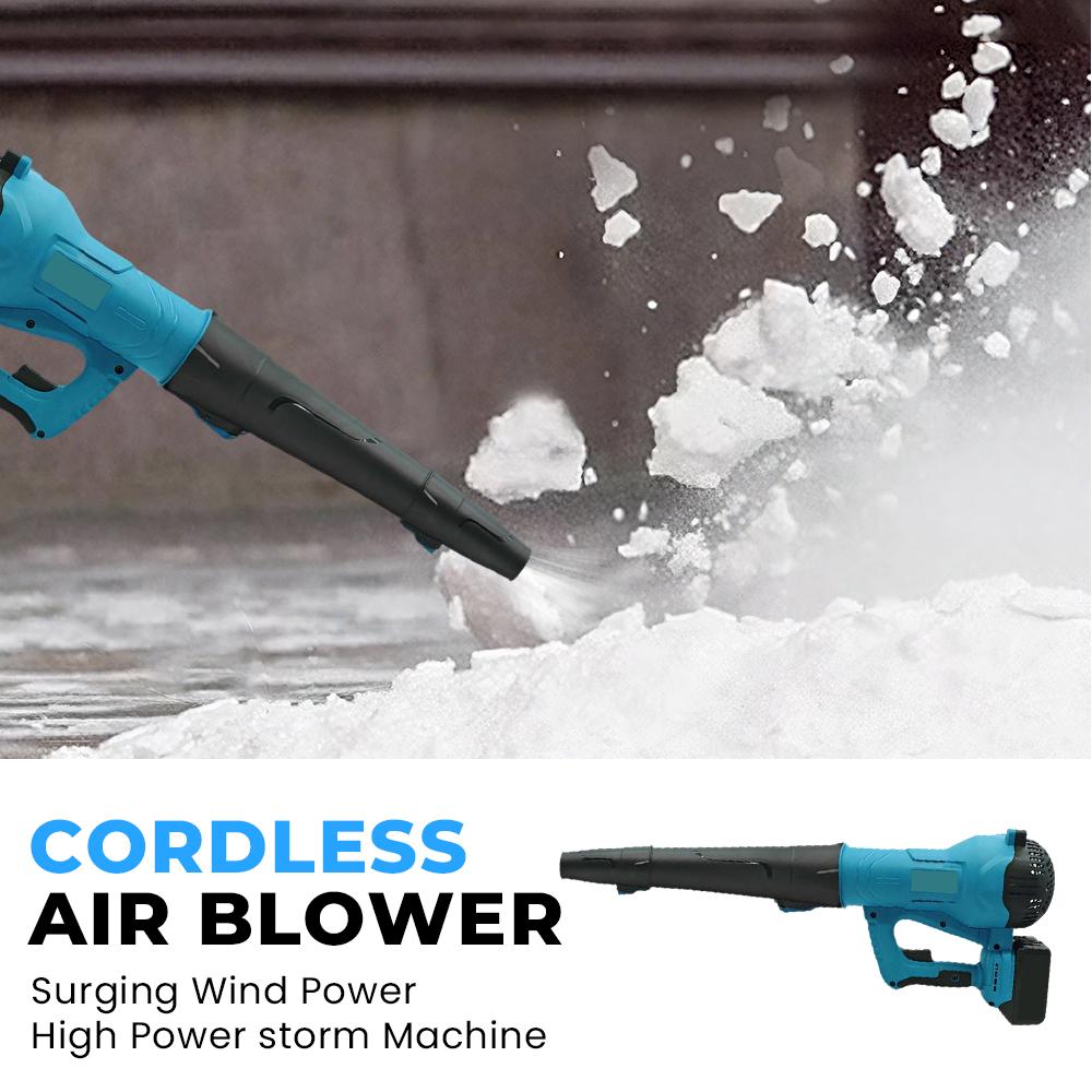 21V Cordless Leaf Blower Lightweight Electric Air Blower Dust Cleaner Collector Power Tools For Makita 18V-21V Battery Pin