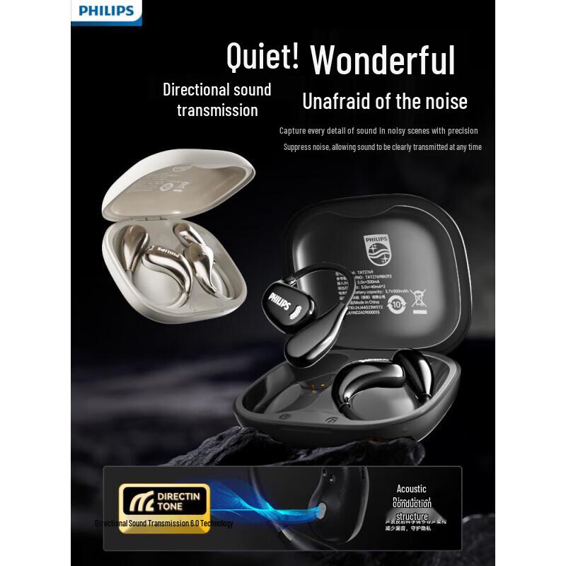 Philips TAT2769 Open-Ear Hook Bluetooth Sport Headphones