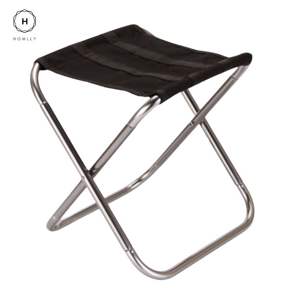 Homlly Ultralight Portable Folding Aluminium Chair Stool (x2pcs) x2pcs серебряный