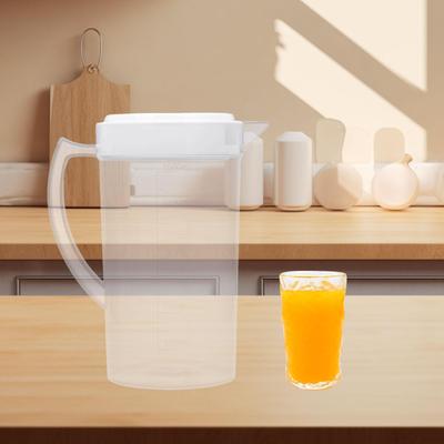 1.5/2/2.5L Plastic Water Pitcher with Handle  Large Capacity Cold Kettle Ice Tea Beer Jug for Refrigerator Juice Beverage