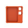 Silikonowe etui z pełnym pokryciem, wodoodporne, do kieszonkowego komputera Rabbit R1 AI (Pomarańczowy)