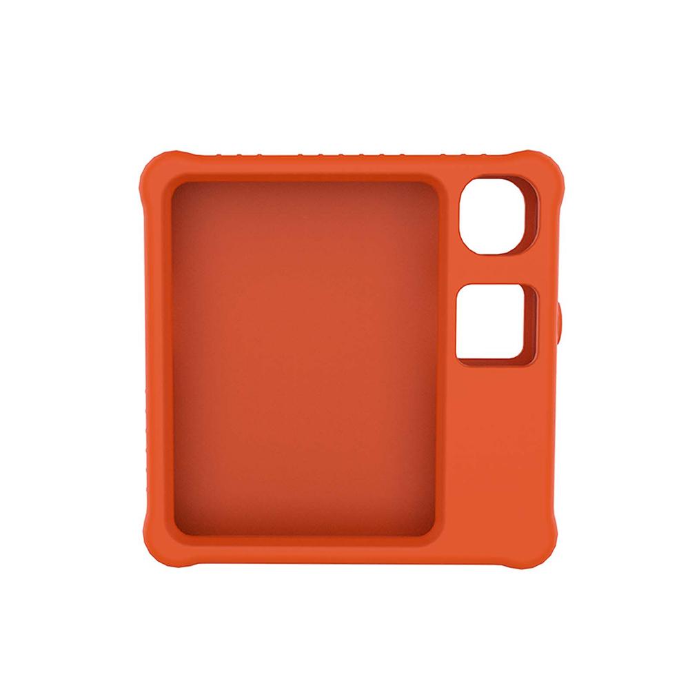 Silikonowe etui z pełnym pokryciem, wodoodporne, do kieszonkowego komputera Rabbit R1 AI (Pomarańczowy)