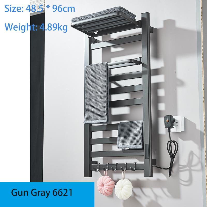 Bathroom equipment Electric towel rack Stainless steel Temperature &Time control Smart home Heated towel rail Towel warmer