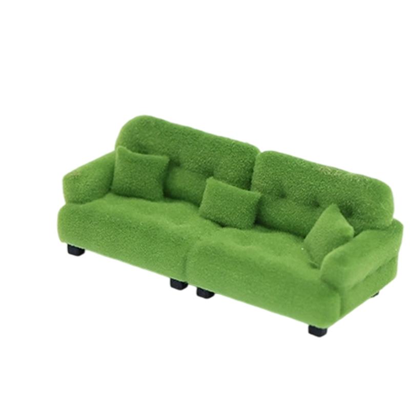 1/20 1/25 1/30 Scale Miniature Sofa Model Figure With Pillow Cushion For Doll House Enthusiasts And Craft Model Project