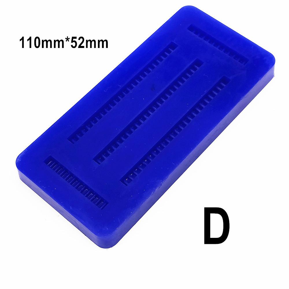 Dental Labor Werkzeug Silikon Gummi Wachs Felge Form Aufbiss Individuelle Tablett Implantat Form Form Zahnarzt Werkzeuge 1 piece D blue