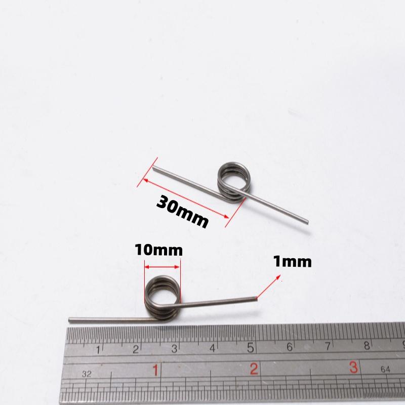 10pcs Household Hand Press Foot Pedal Storage Bucket Spring V-Shape Compression Torsion Spring Trash Can Switch Lock Buckle