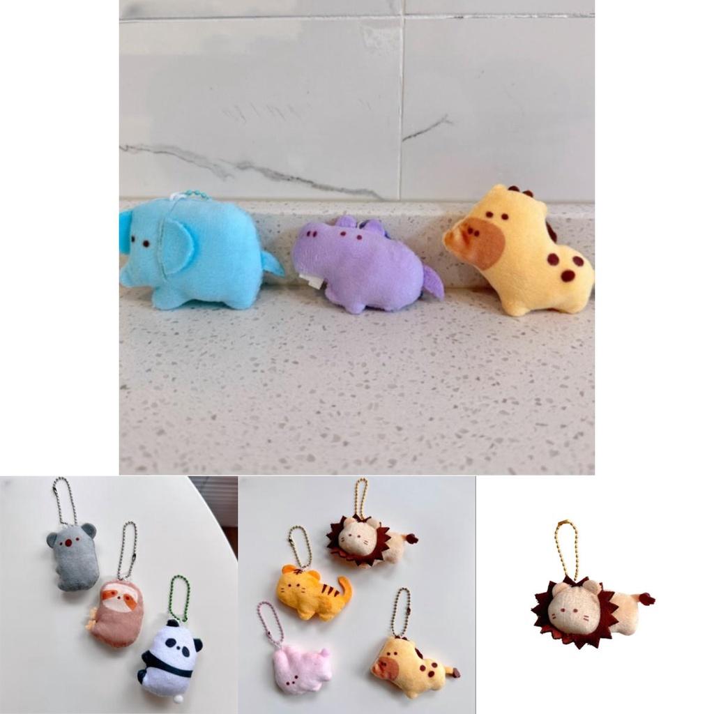 Adorable Stuffed Animal Keychains With Super Soft Short Plush Fur